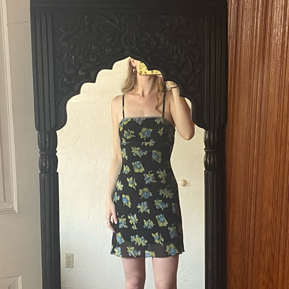Betsey Johnson blueberries minidress medium